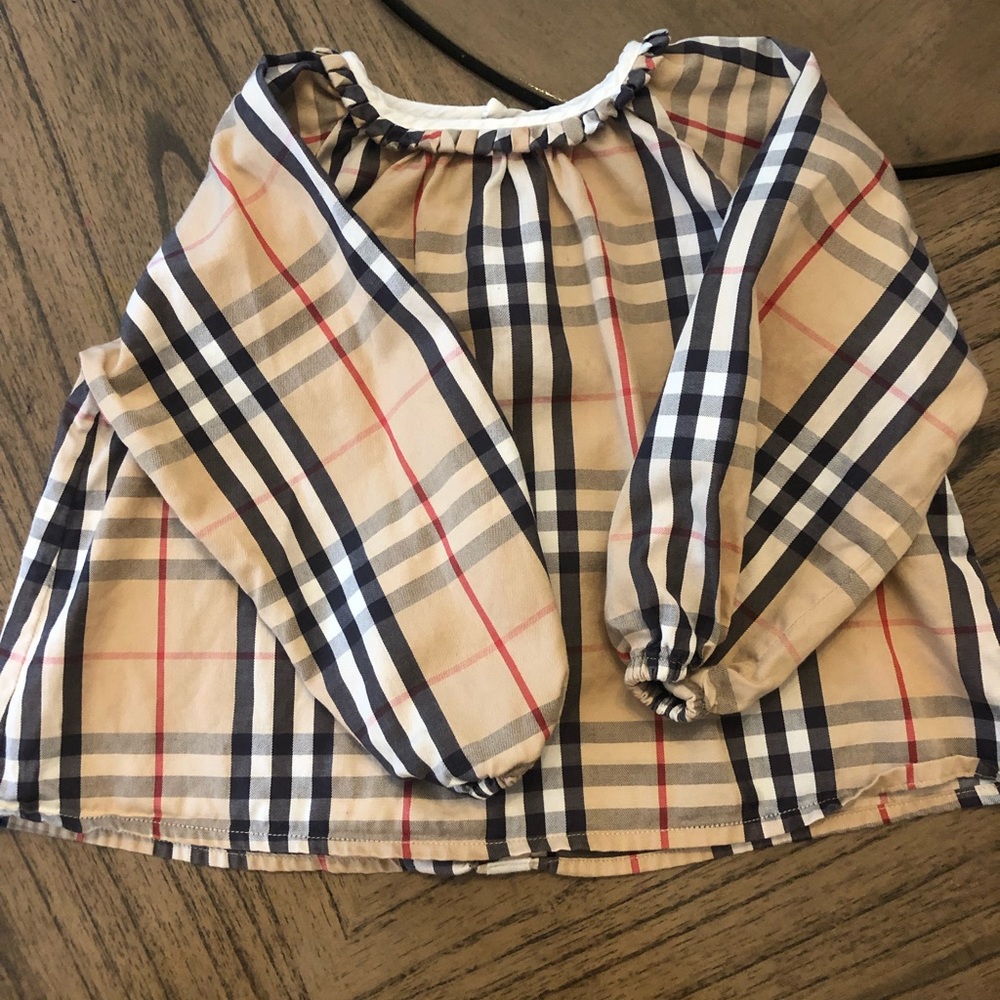 Toddler girls 12 month Burberry blouse
